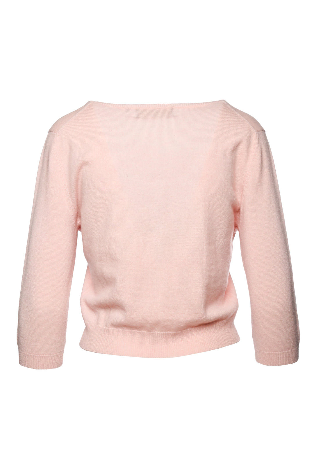 Black Goat Size M Cropped Cashmere Knit Cardigan