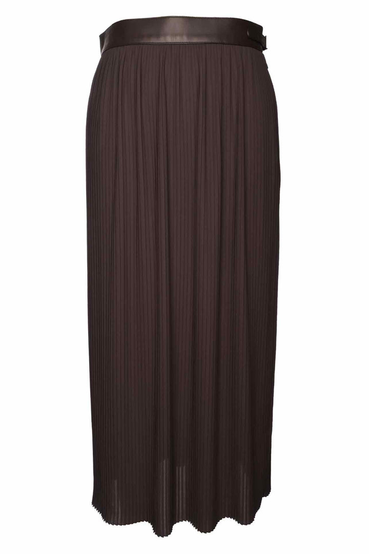 Hermes Size 36 Pleated Midi Skirt
