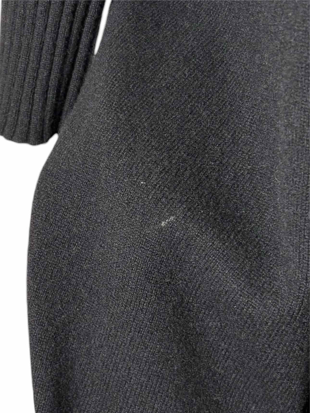 Black Goat Size XL Cashmere 3/4 Length Cardigan