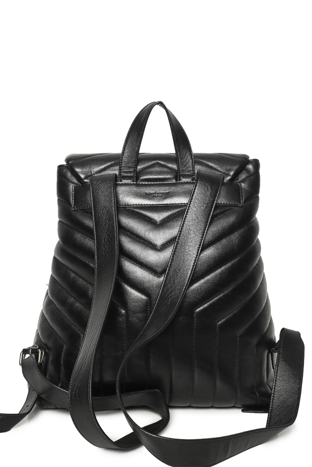 Saint Laurent Quilted Leather Backpack