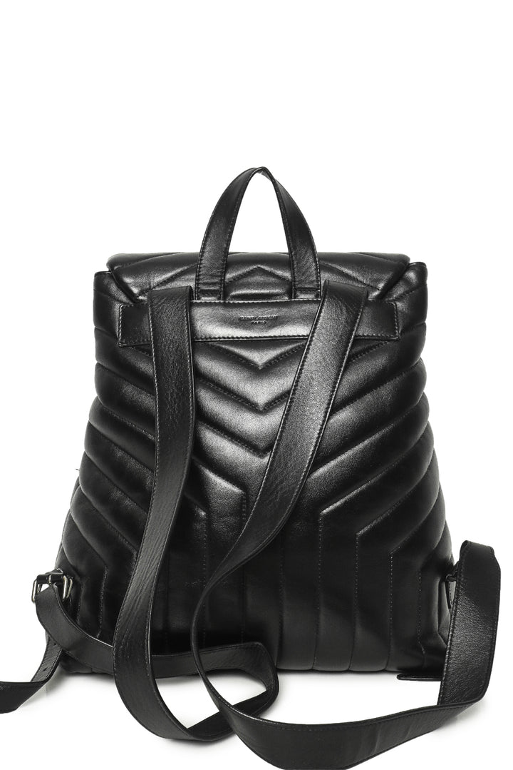 Saint Laurent Quilted Leather Backpack