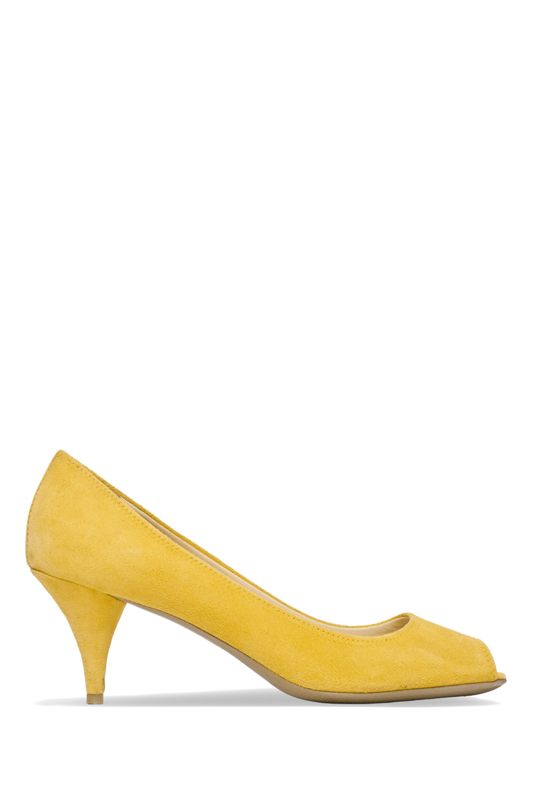 Prada Size 39 Suede Open Toe Pumps