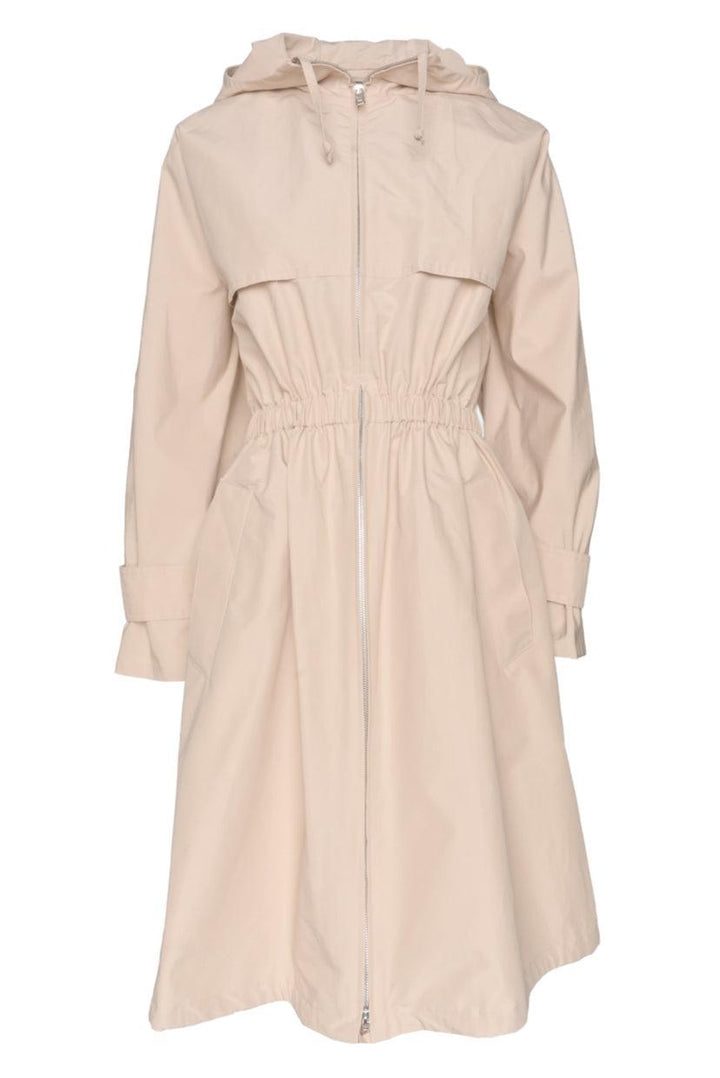 Prada Size 38 2018 Hooded Cotton Blend Poplin Trench eCoat