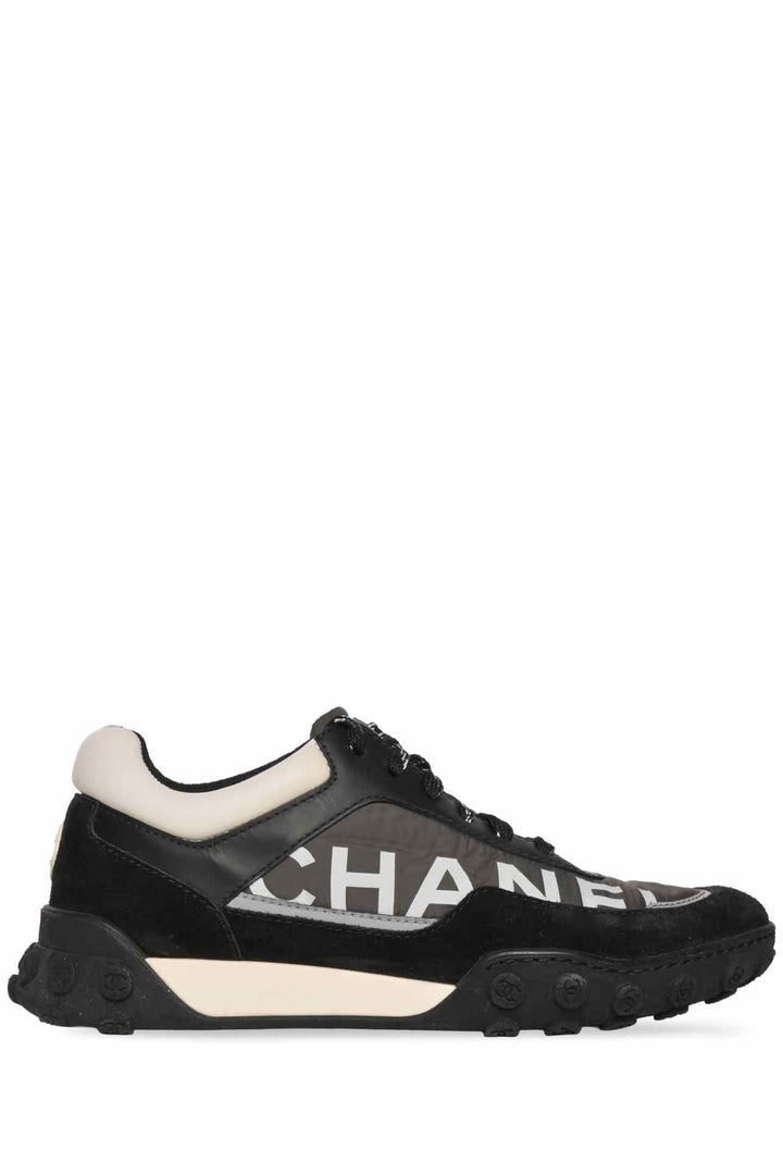 Chanel Size 36.5 Fabric Logo Sneaker
