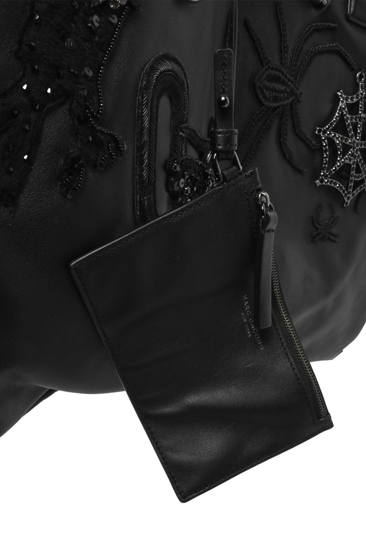 Marc Jacobs Embellished Spider Wingman Leather Tote