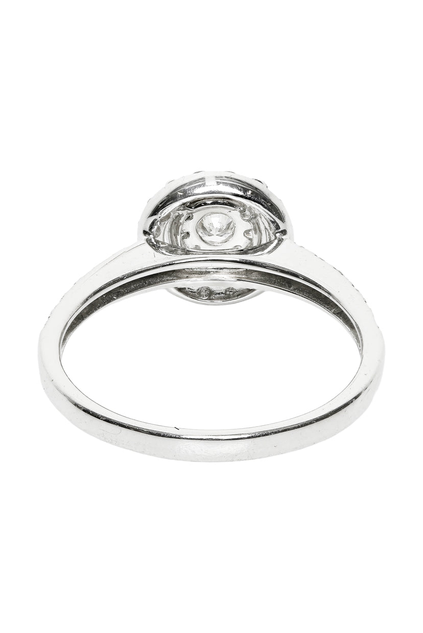 Effy Size 7 14k White Gold Diamond Engagement Ring