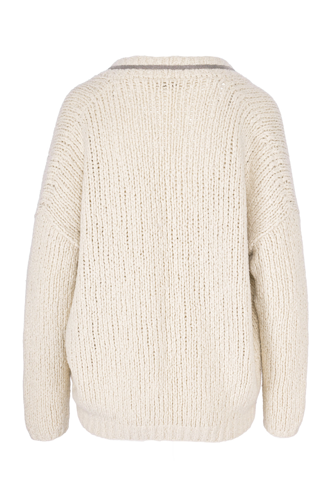 Brunello Cucinelli Size S Monili Trim Cardigan