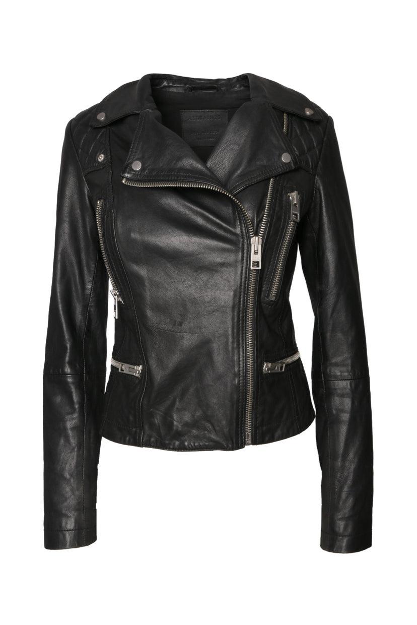 All Saints Size 2 Bleeker Biker Leather Moto Jacket