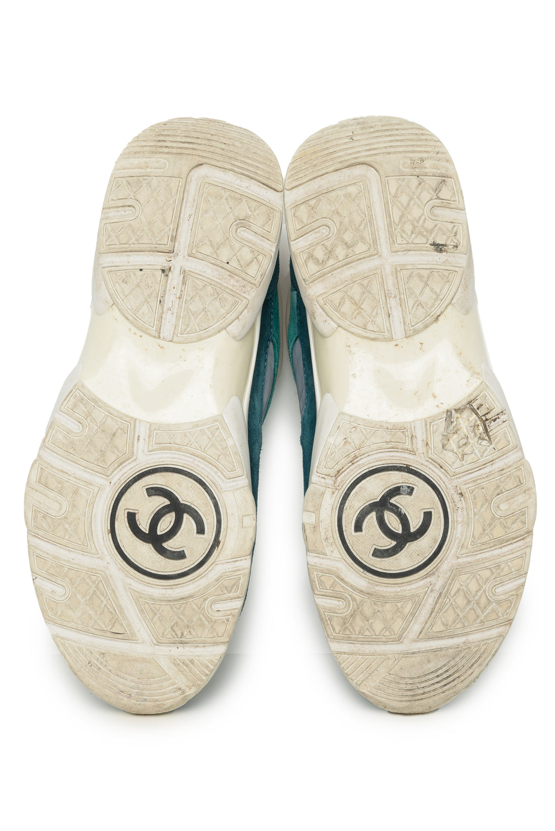 Chanel Size 36 Fabric & Suede CC Logo Sneaker
