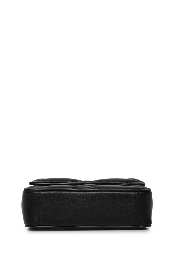Jimmy Choo Farone Flap Quilted Shoulder Bag