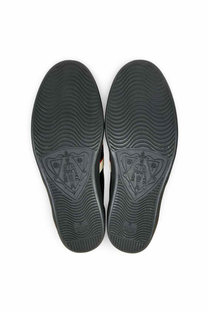 Gucci Size 12 Men's Ace Stripe Sneakers