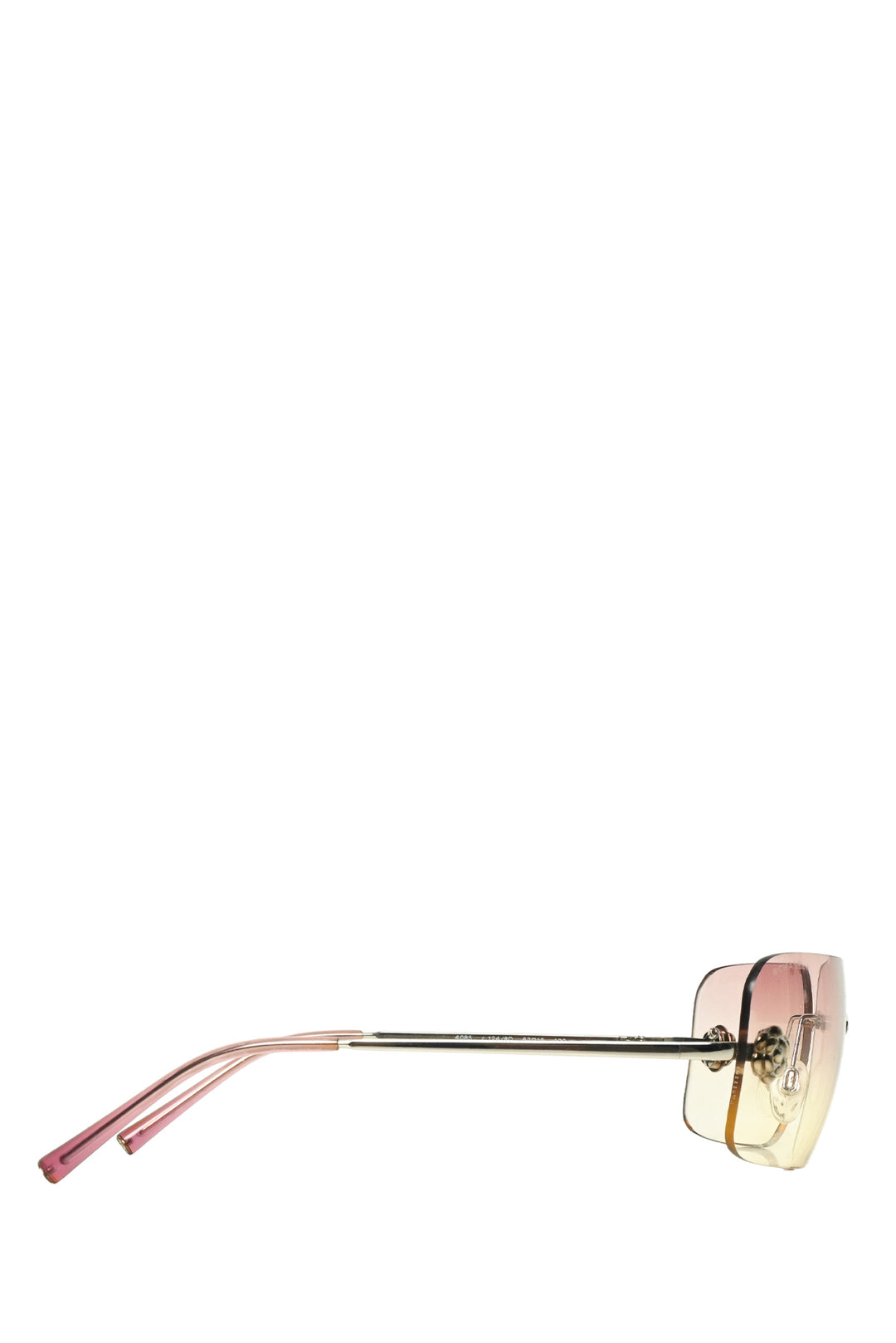 Chanel Vintage Rimless Camellia Flower Ombre Pink Eyewear