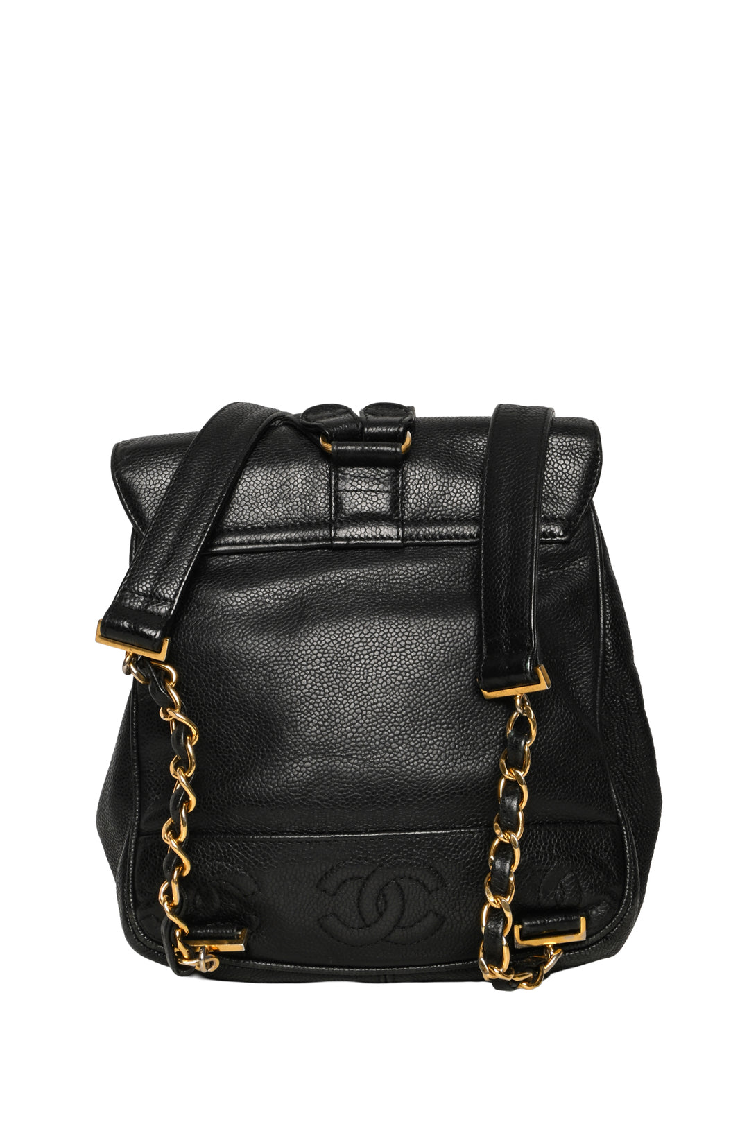 Chanel Vintage Caviar Triple CC BackPack