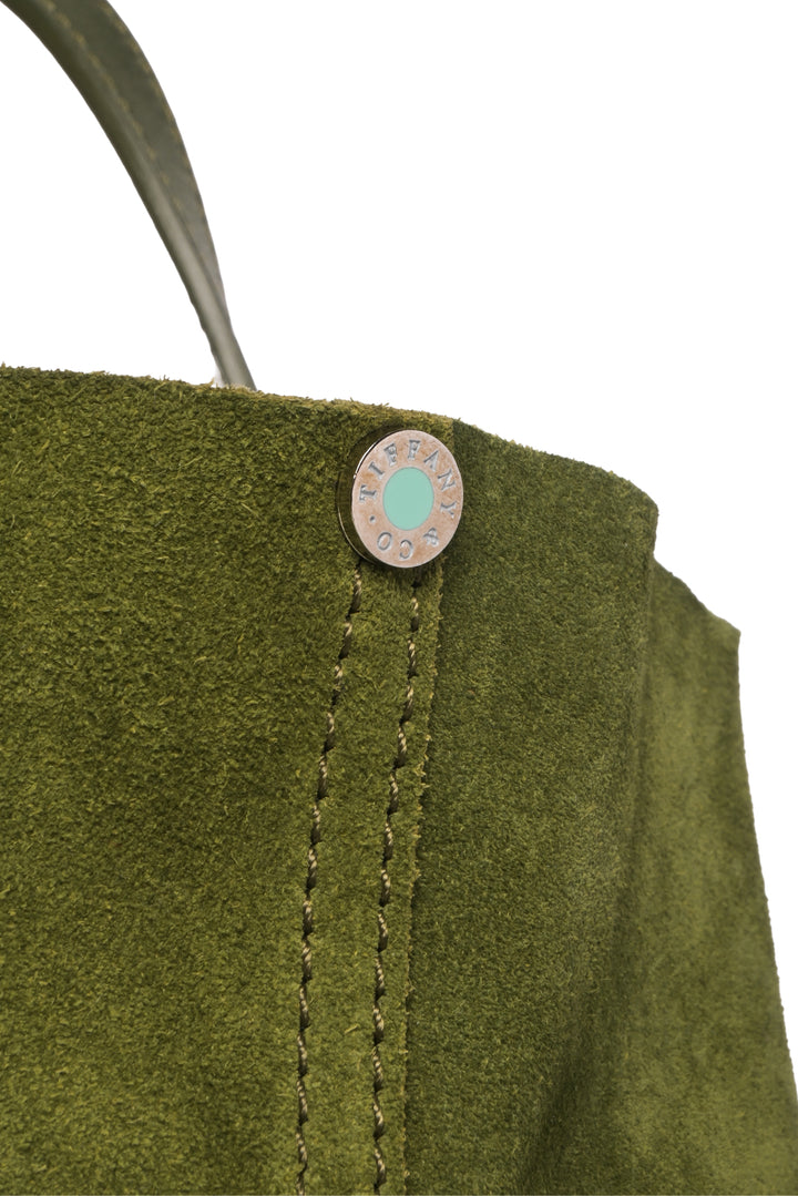 Tiffany & Co Reversible Metallic Suede Tote