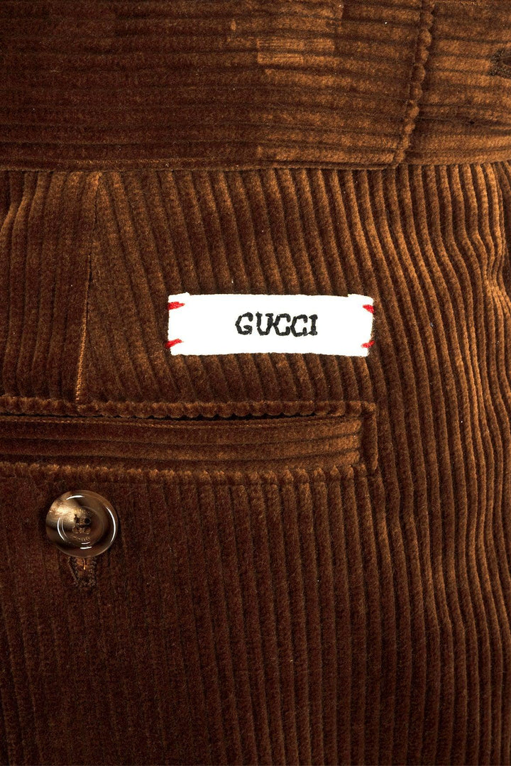 Gucci Size 40 Pleated Corduroy Shorts