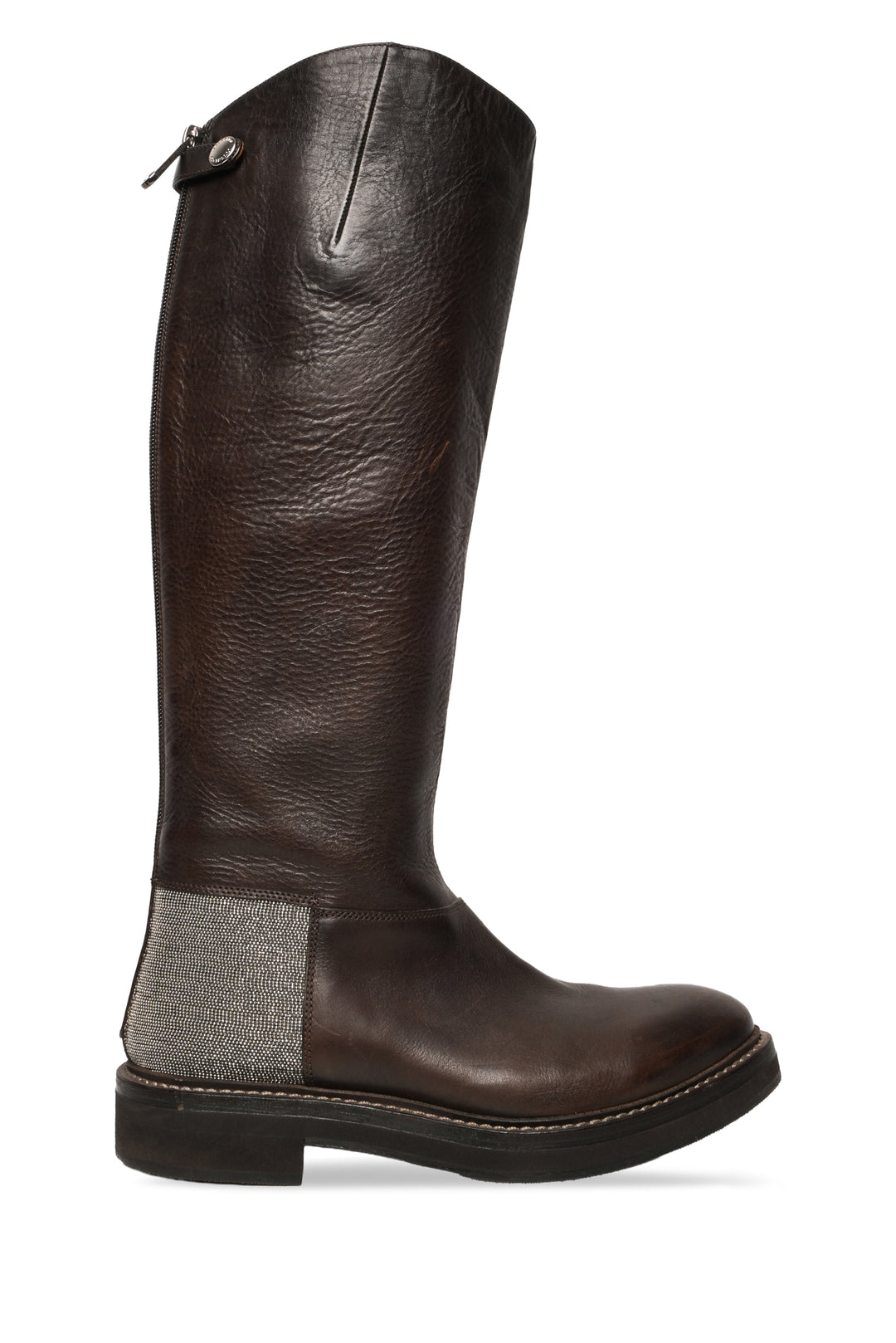 Brunello Cucinelli Size 40 Monili Bead Riding Boots