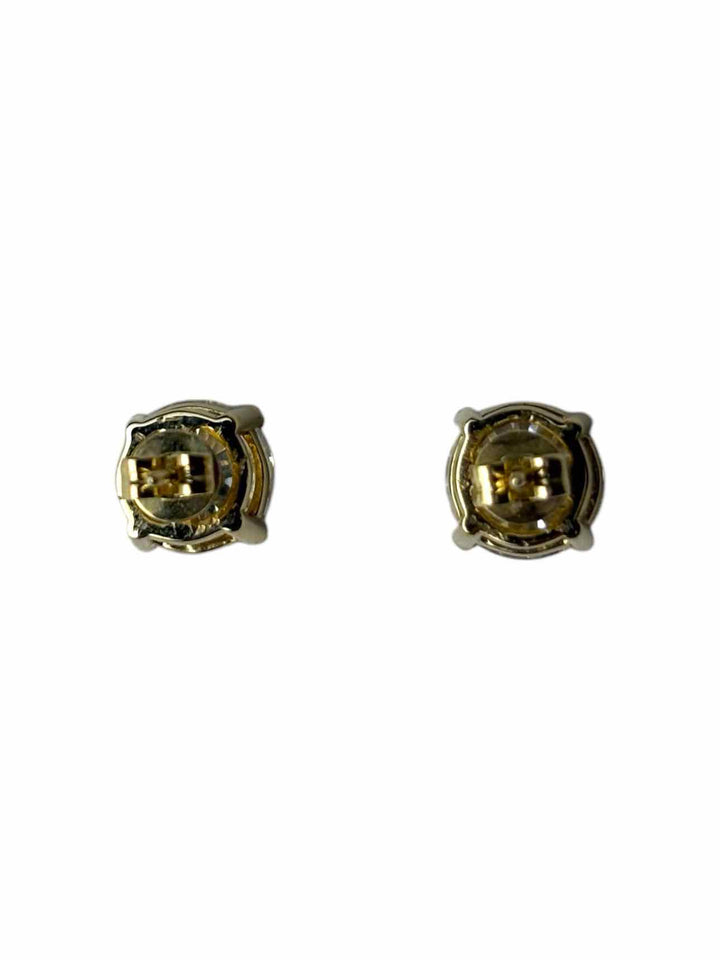 Moissenite 14KT Yellow Gold  Stud Earrings
