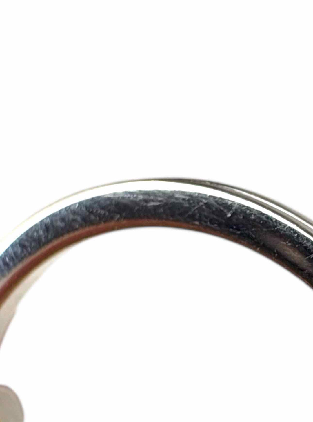 Pandora Size 6 14 K White Gold Ring with 0.50CT Lab Grown Diamond.