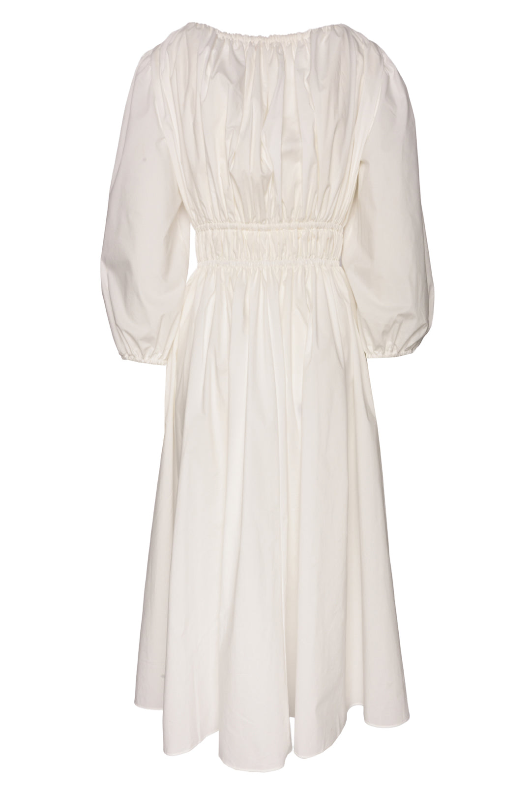 Altuzarra Size 8 Kathleen Ruched Midi Dress