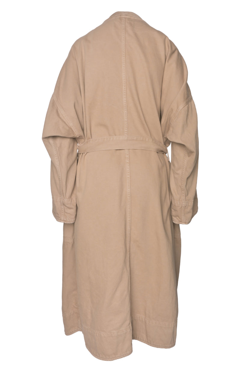 Mara Hoffman Size 3X Adrian Belted Organic Denim Coat