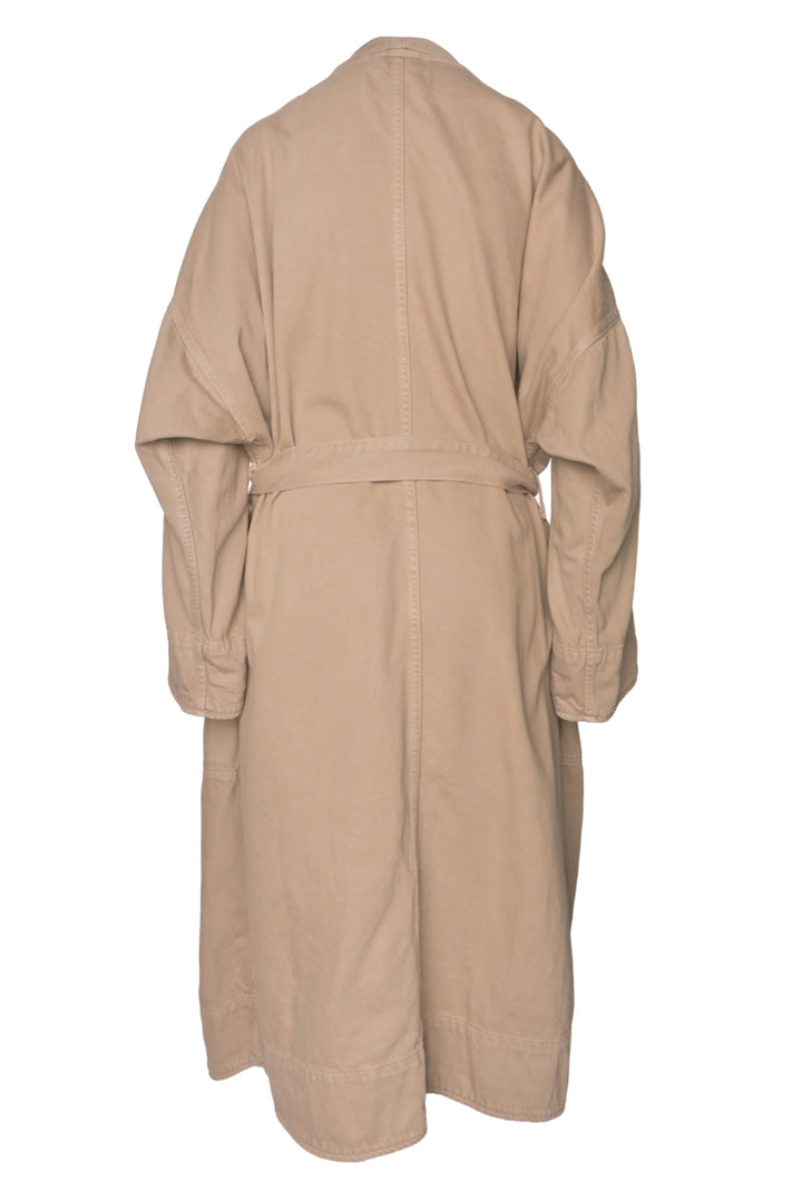 Mara Hoffman Size 3X Adrian Belted Organic Denim Coat