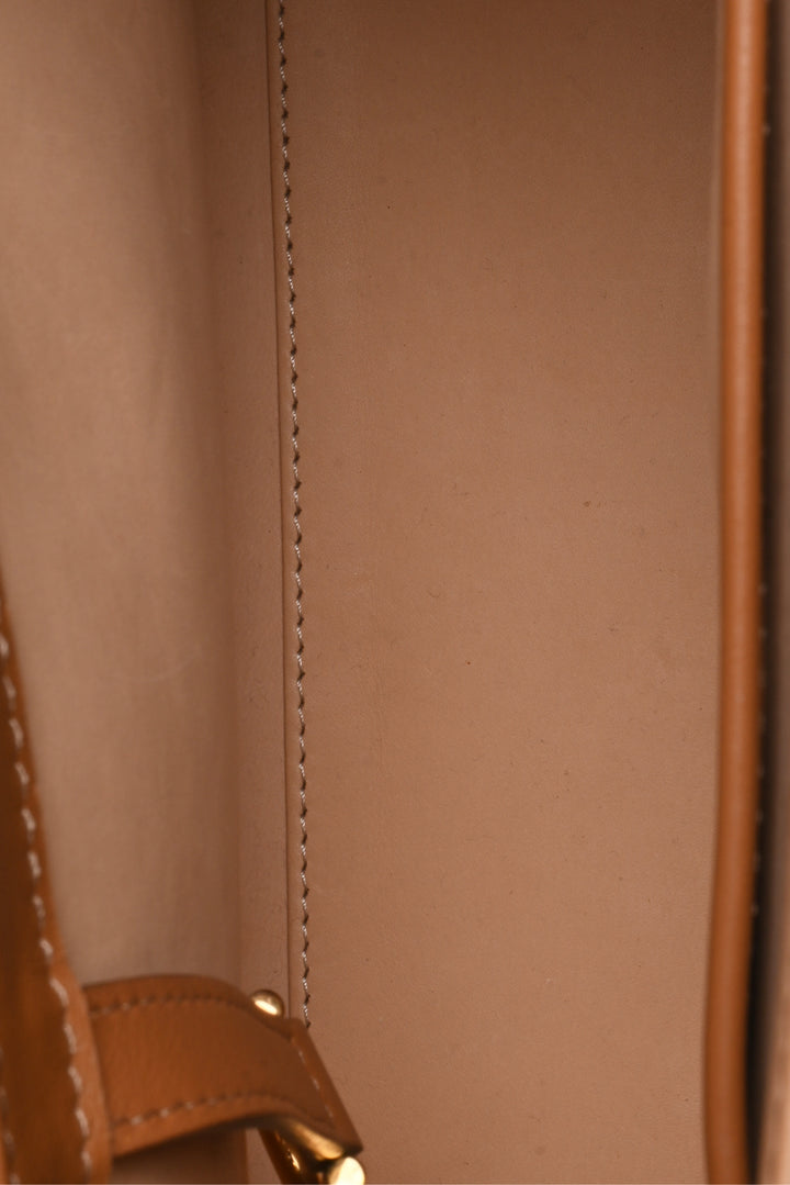 Delvaux Leather Tempete GM Shoulder Bag