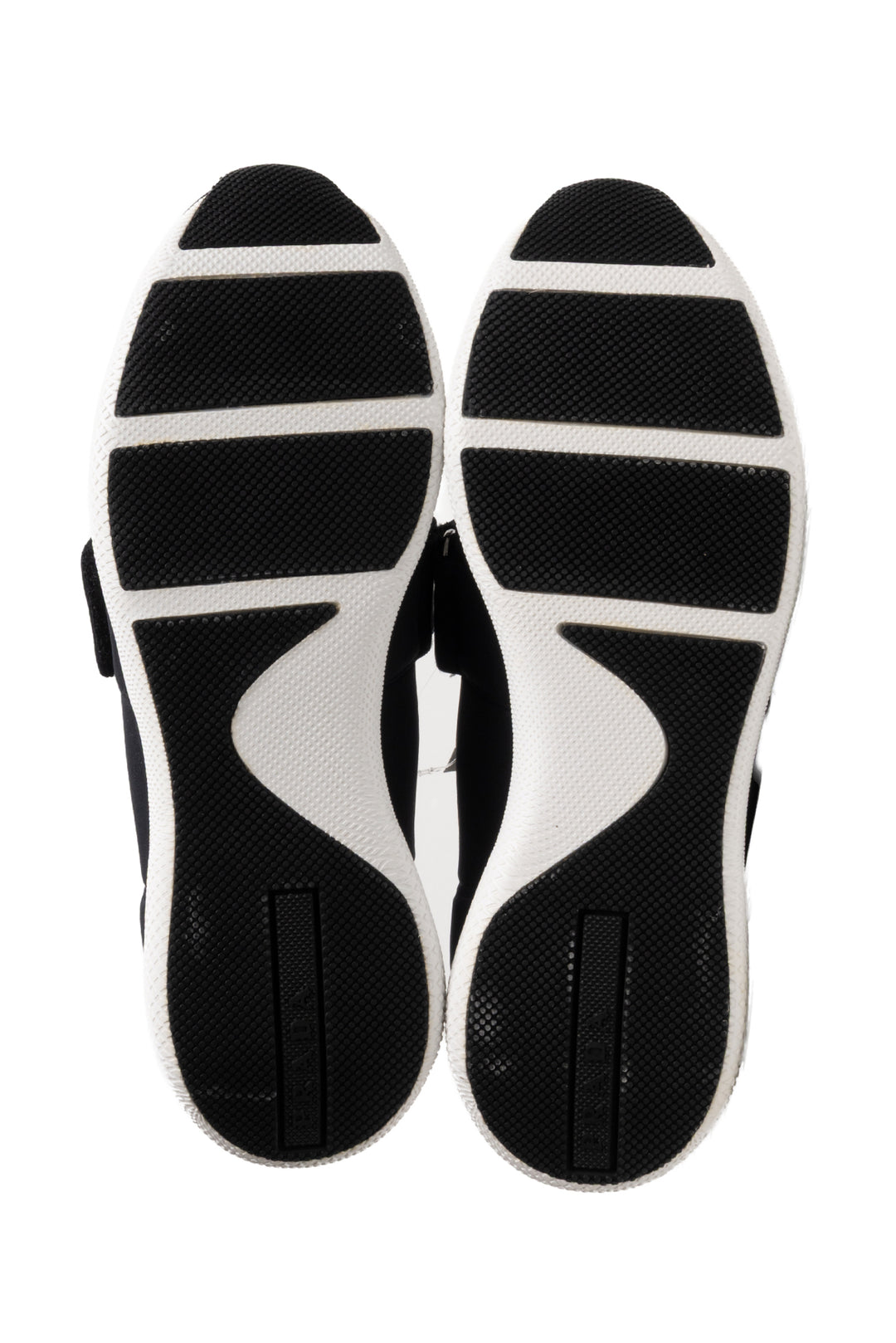 Prada Size 38.5 Logo Neoprene Sneaker