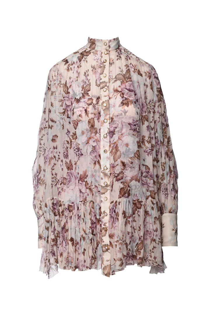 Zimmermann Size 2 Charm Lantern Mini Dress
