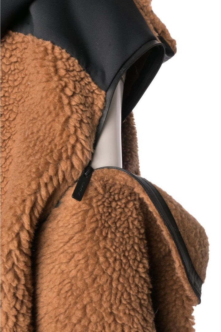 Prada Size L Double Fleece & Recycled Technical Fabric Jacket