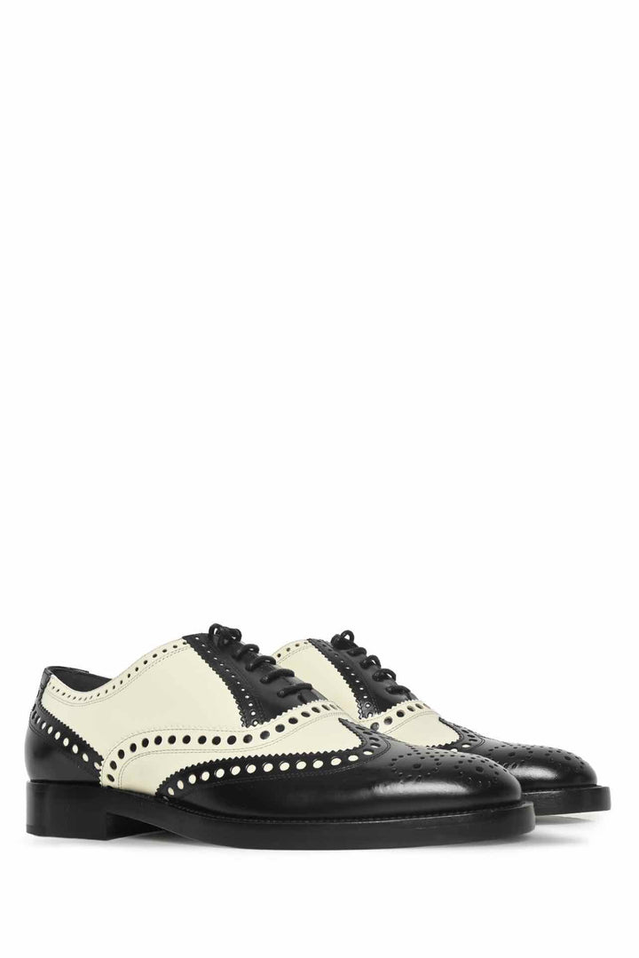 Dior Size 35 Brogue Lace-Up Oxfords