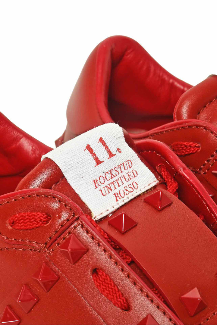 Valentino Size 35 Rockstud Untitled Low Top Sneaker