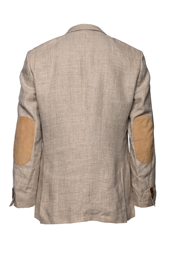 Boss Size 42 Men's Houndstooth Linen Blazer