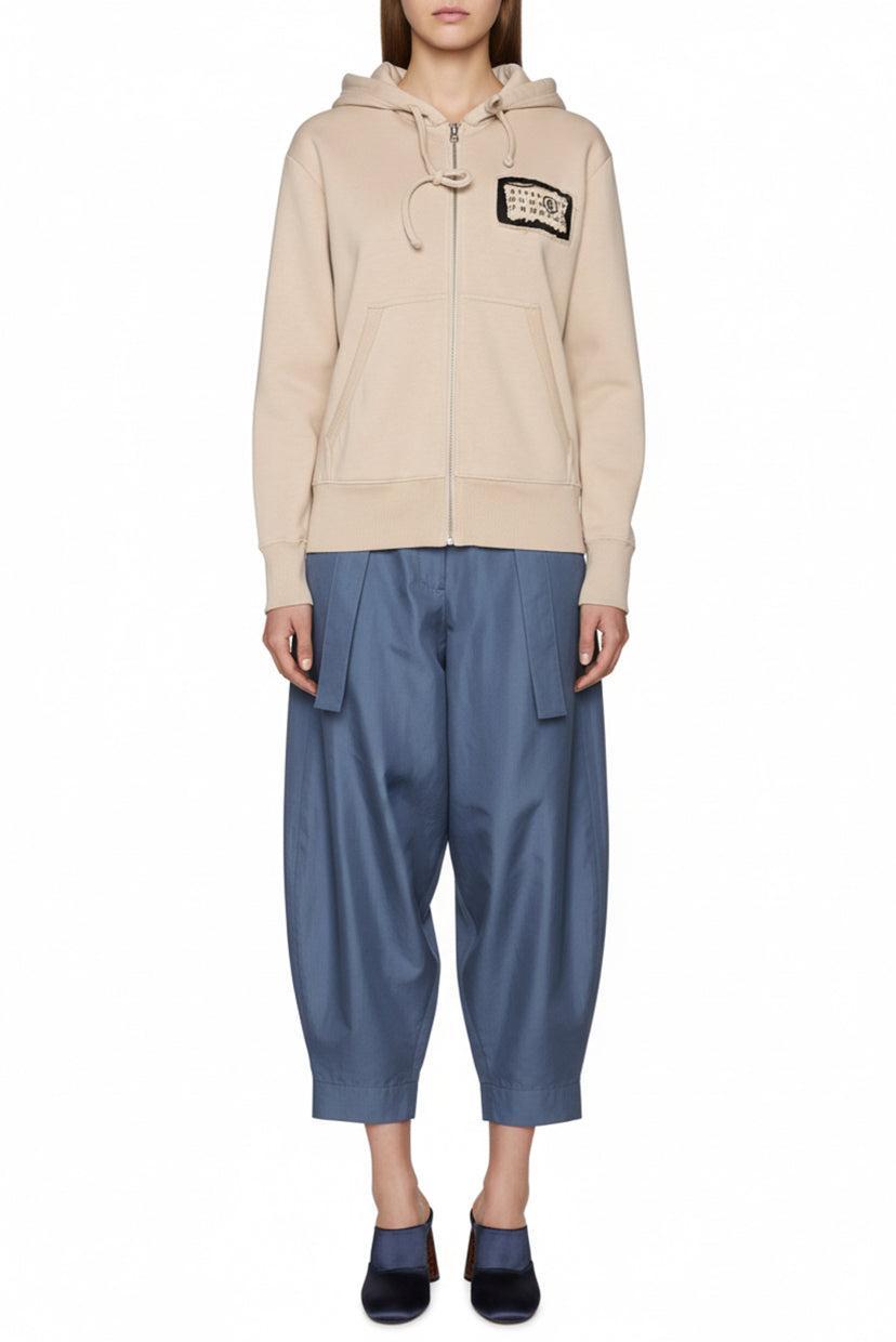 MM6 Size XXXS Zip Up Logo Hooded Sweatshirt