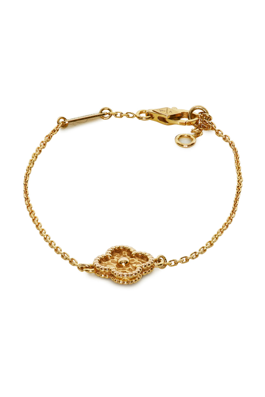 Van Cleef Arpels 18K Rose Gold Sweet Alhambra Bracelet Luxury