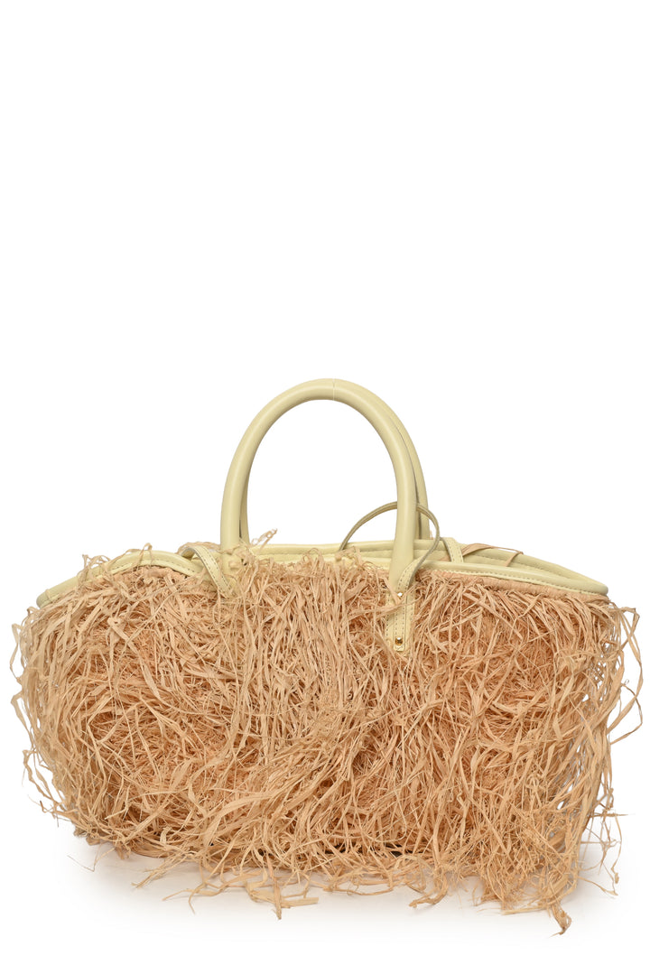 Jacquemus Le Panier Soli Raffia Tote