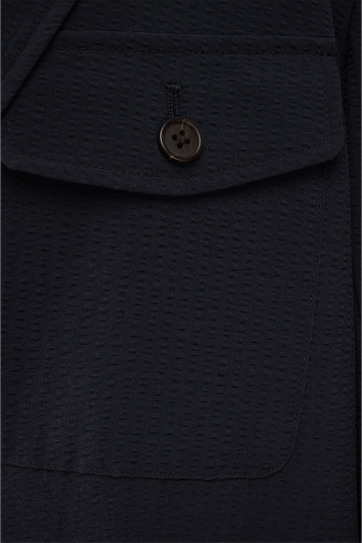 Emporio Armani Size 50 Men's 2 Button Seersucker Blazer