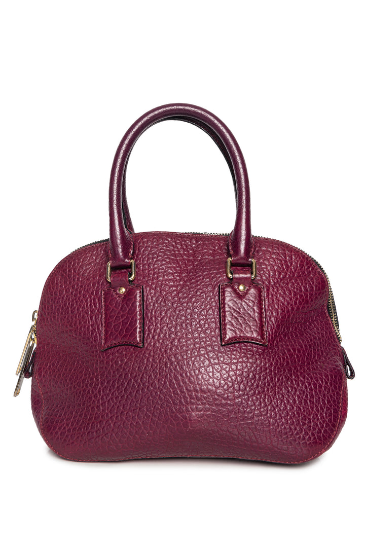 Burberry Leather Orchard Top Handle Bag