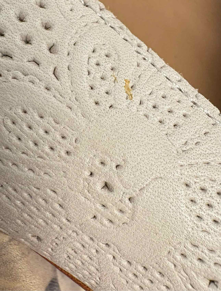 John Fluevog Size 6 Kendra Floral Leather Pumps