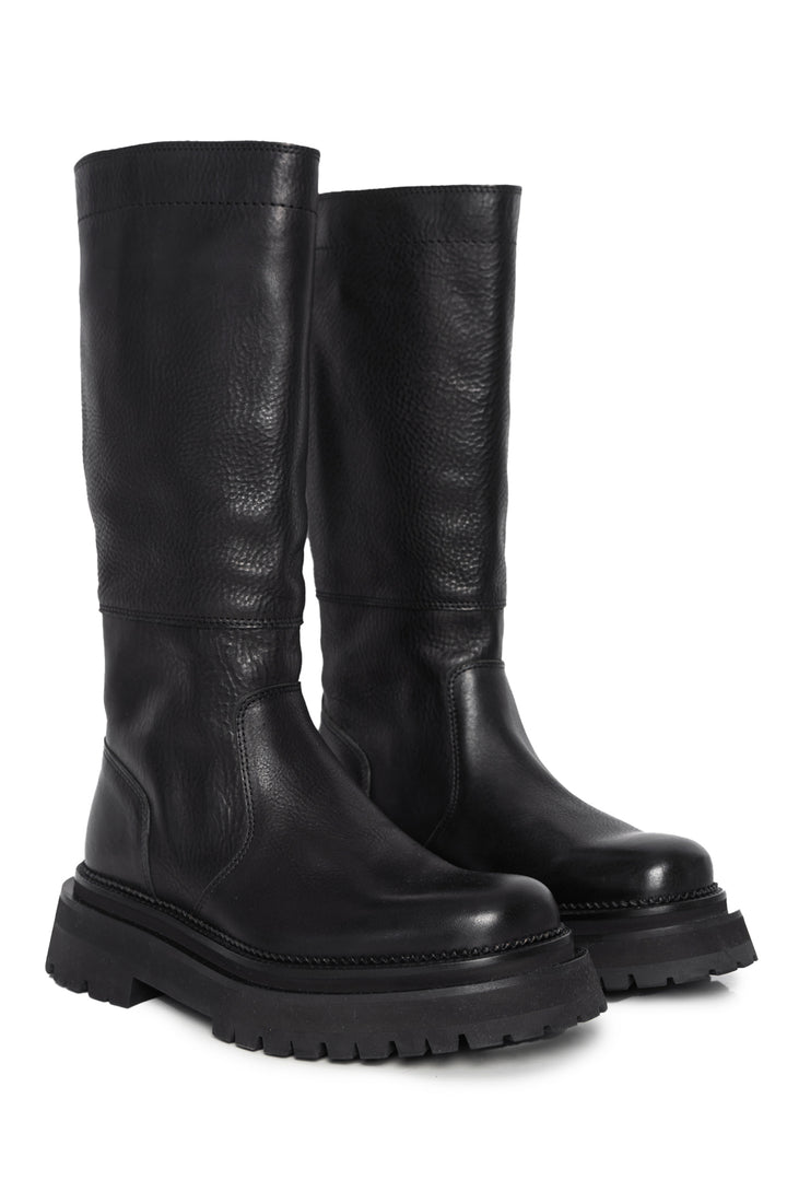 Ami Size 40 Alexandre Mattiussi Riding Mid Calf Boots