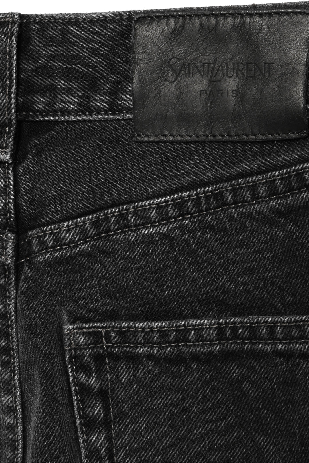 Saint Laurent Size 24 2025 Distressed Tapered Leg Jeans