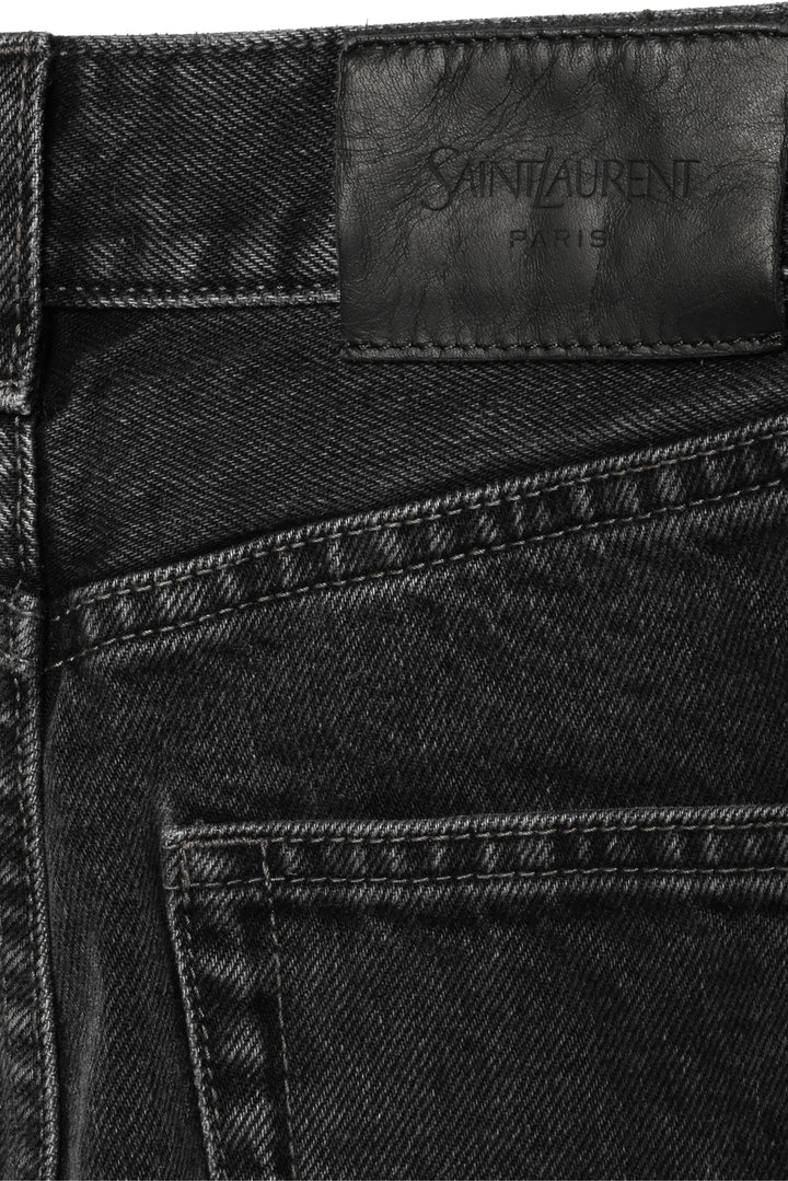 Saint Laurent Size 24 2025 Distressed Tapered Leg Jeans