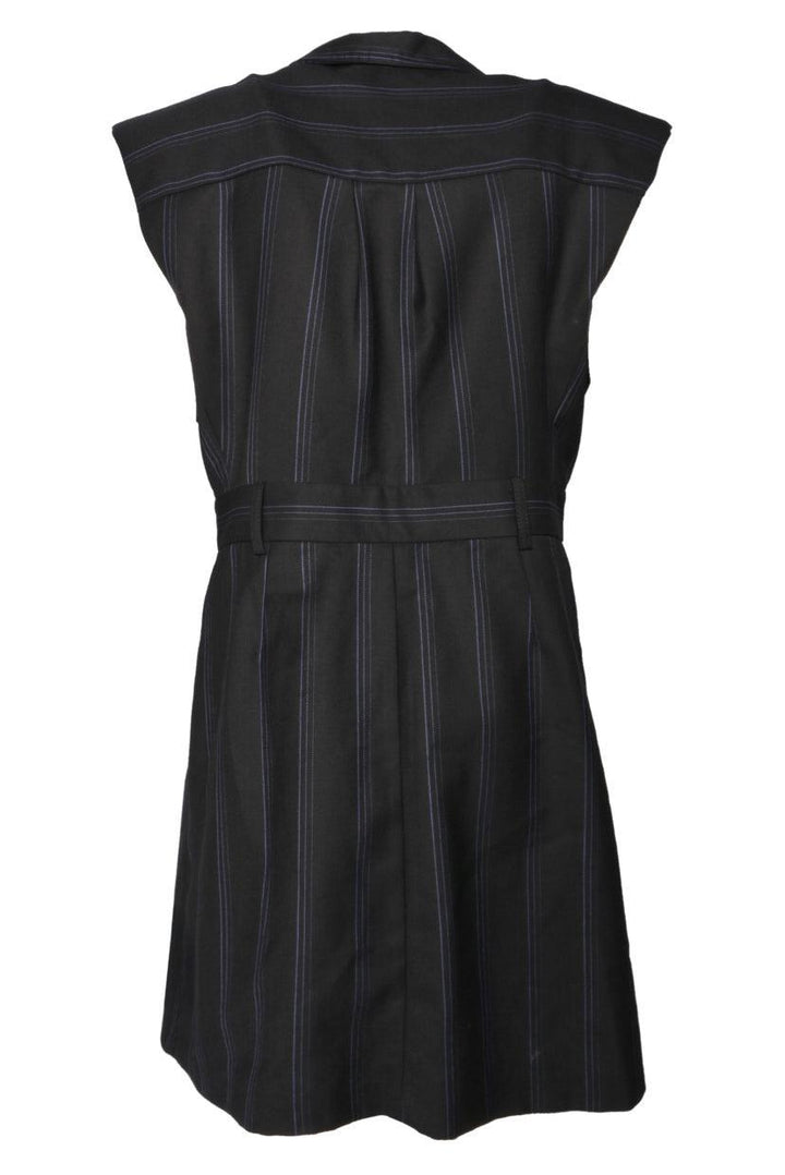 Sandro Size 42 Embellished Twill Mini Dress