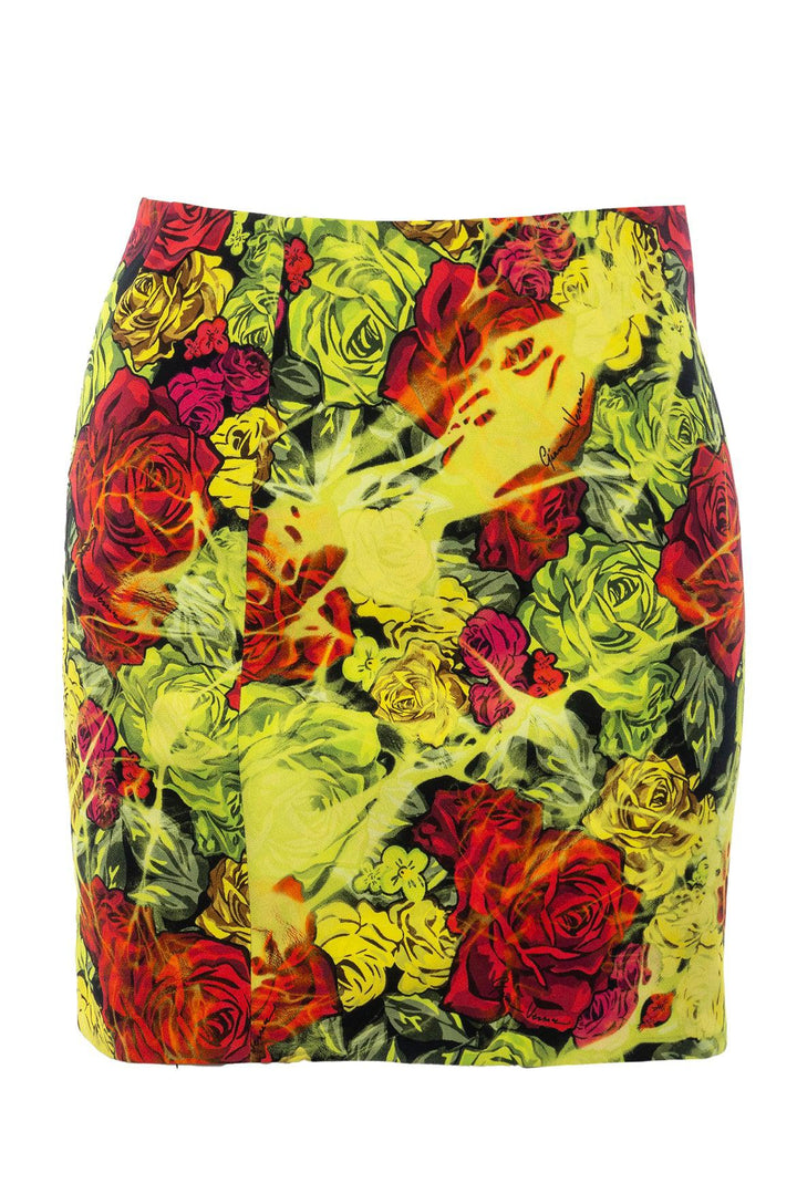 Versace Rose Size 38 Skirt