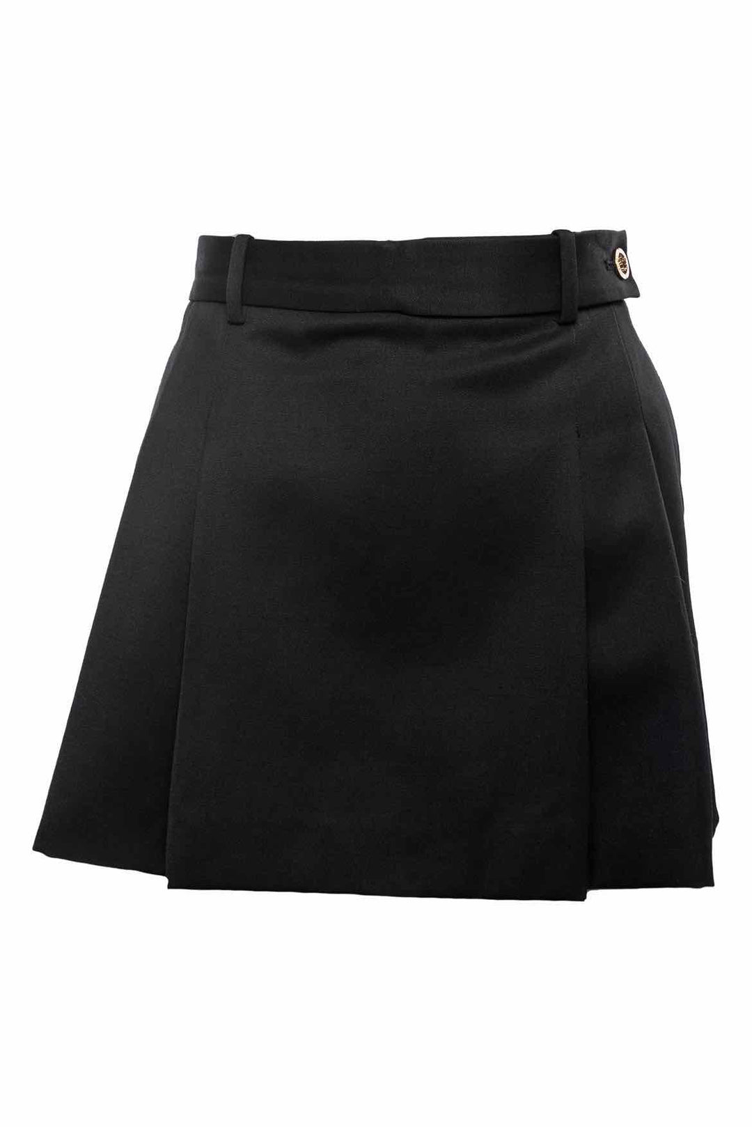 Versace Size 44 Pleated Mini Skirt