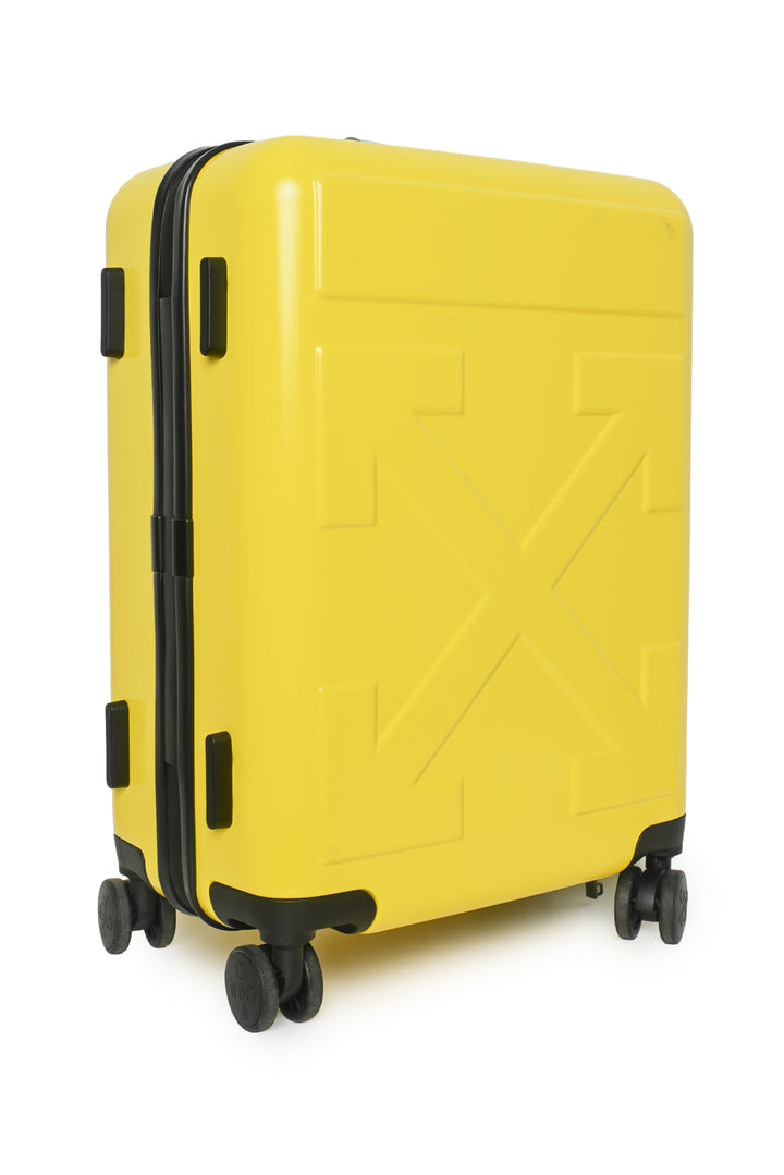 Off White Arrow Trolley Suitcase