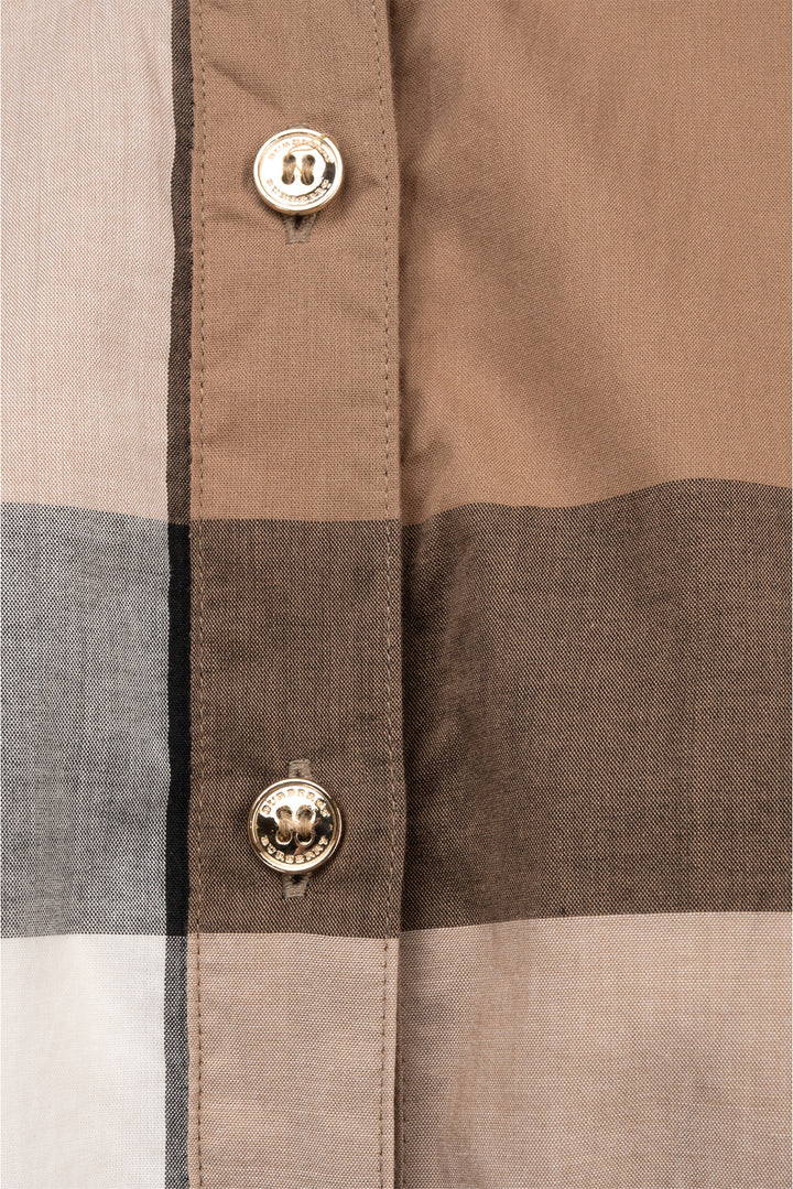 Burberry Size 4 Check Shirt Dress