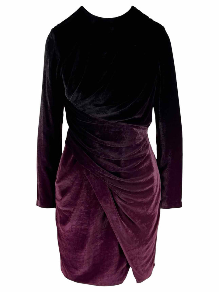 Elie Saab Size 40 Ombre Velvet Dress