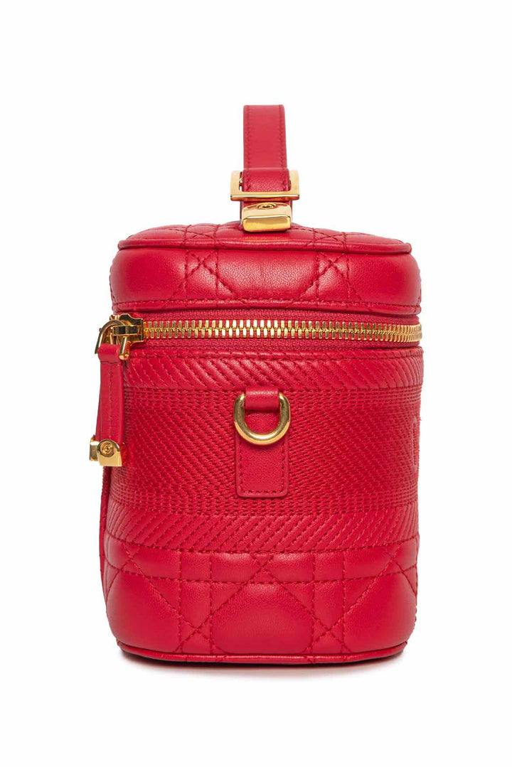 Dior Lambskin Cannage Small Diortravel Vanity Case