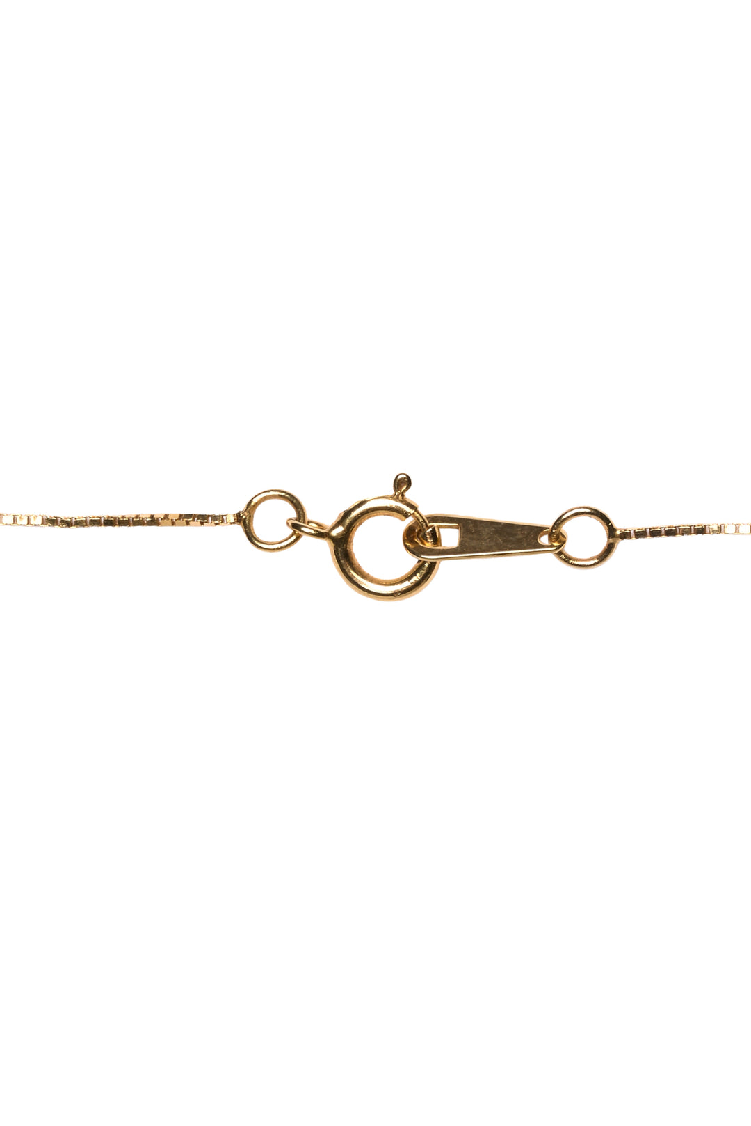 Midas 10K Yellow Gold Multi Diamond Clover Pendant Necklace