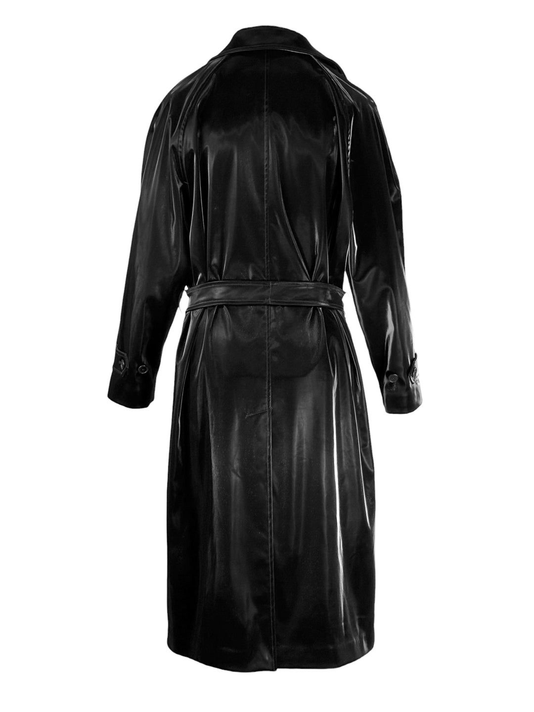 Saint Laurent Size 42 2022 Double Breasted Shiny Trench Coat